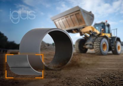 Cojinete inyectado de dos componentes para aplicaciones con cargas mecánicas elevadas