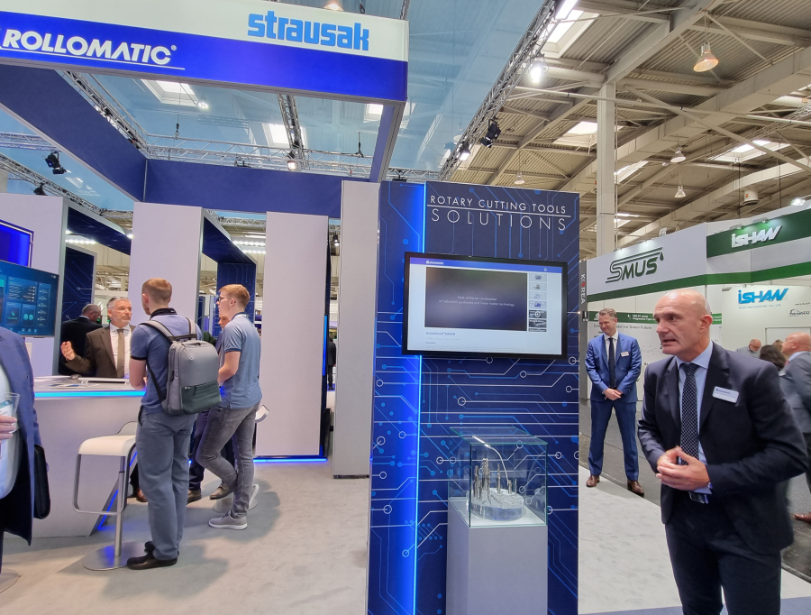 Rollomatic presenta en EMO 2023 su Smart Factory y su filosofía LEAN, que impregna el diseño de todos sus productos