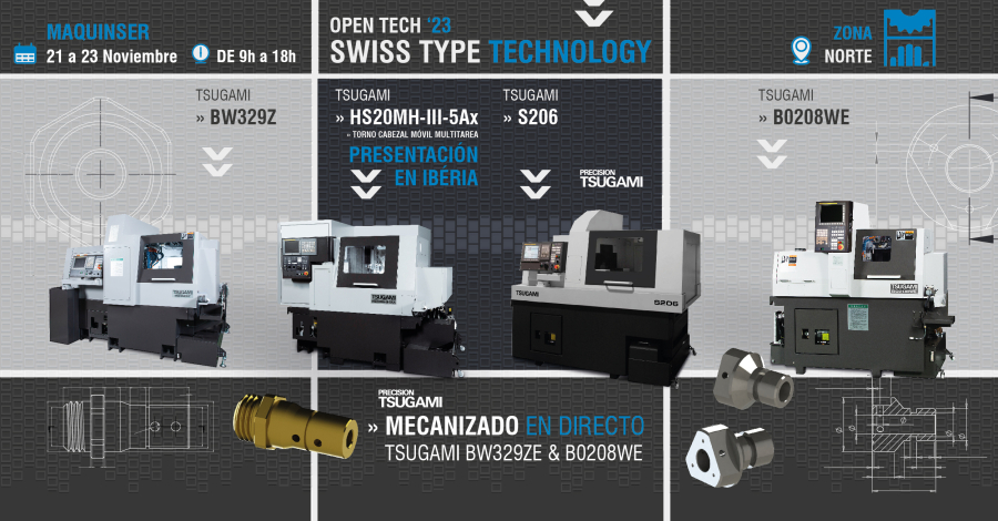Open Tech de Maquinser en Iurreta centrado en la tecnología de cabezal móvil con la participación de Gaspà Granè
