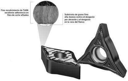 Ampliación de gama de geometrías para torneado