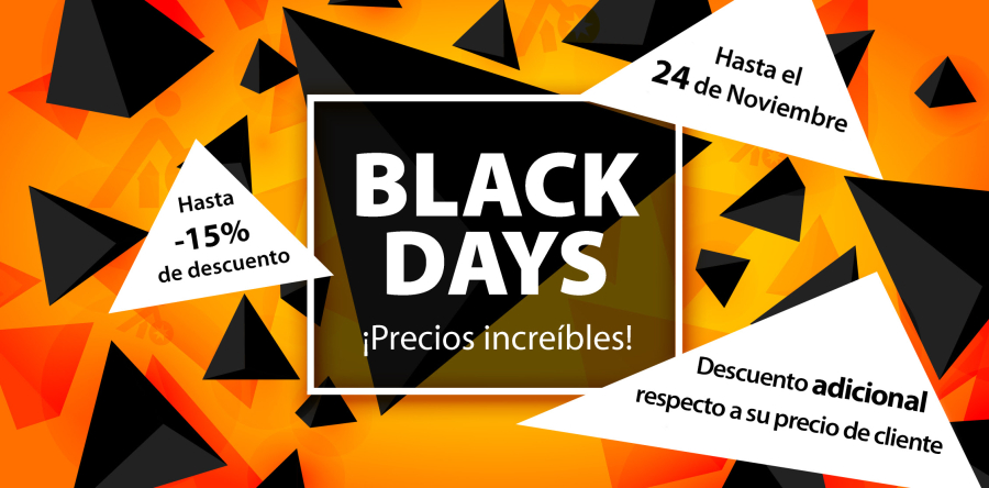 Herramientas, elementos de sujeción, tecnologías de medición, equipos de protección individual, mobiliario industrial… con descuentos Black Friday