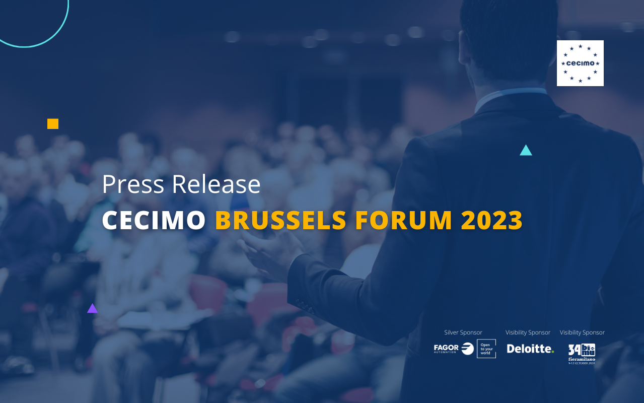 Proyecciones económicas y dinámica de la industria presentadas en el foro CECIMO de Bruselas