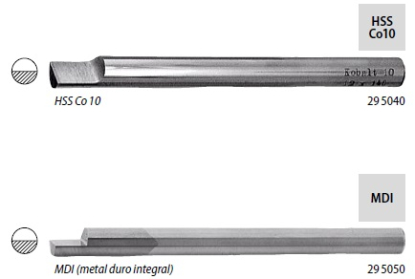 Buriles para el grabado y el copiado en la fabricación de herramientas y moldes