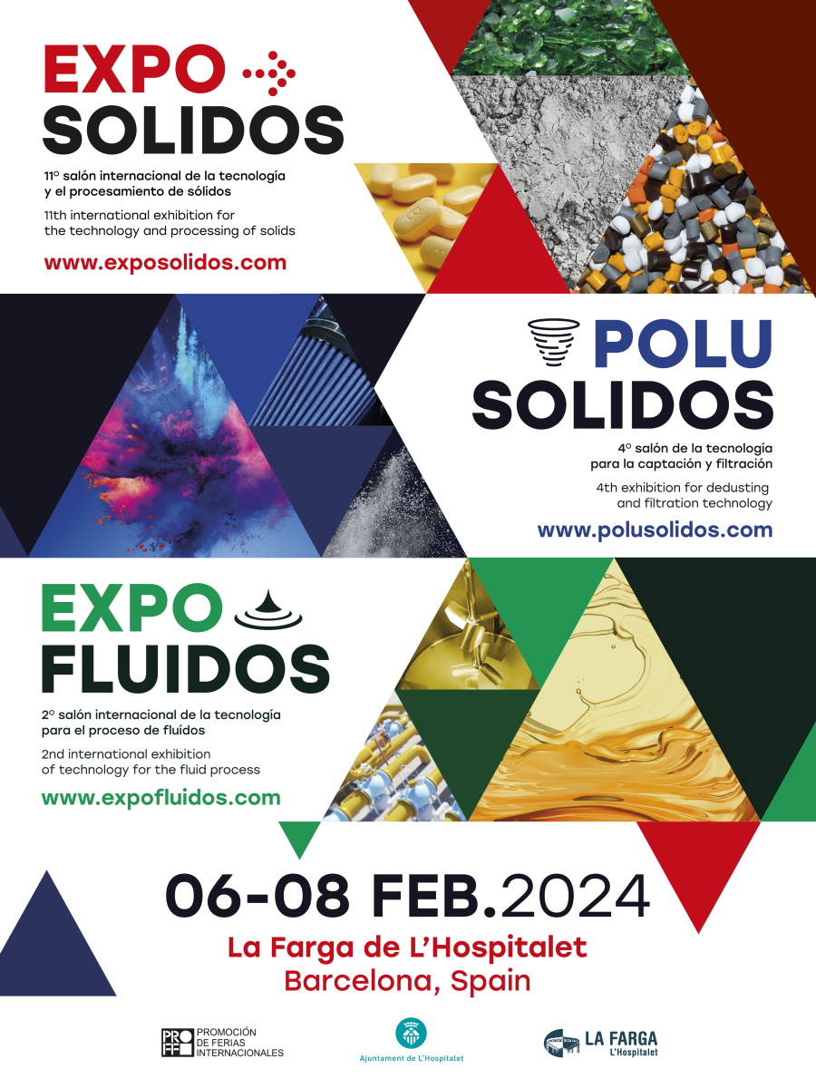 EXPOSOLIDOS, POLUSOLIDOS y EXPOFLUIDOS 2024 reciben la categoría que otorga el ministerio de industria de “internacionalidad plena”