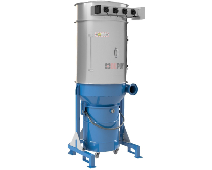 Silos filtrantes con filtros de mangas para polvos finos