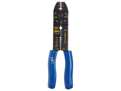 Herramienta de crimpado para terminales aislados de latón de 0,25 a 6 mm²