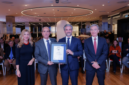 Aenor certifica el Sistema de Gestión de Organización Saludable de Ibercaja