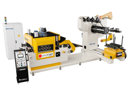 Líneas de alimentación de bobina de chapa automáticas con anchos de banda de 600 a 1.600 mm