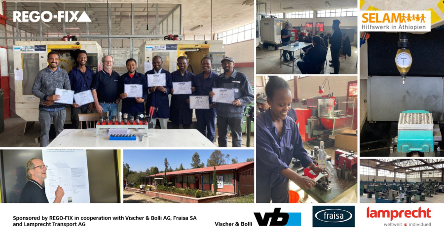 Fabricantes suizos de herramientas y equipos de producción apoyan a SELAM, una organización benéfica en Etiopía