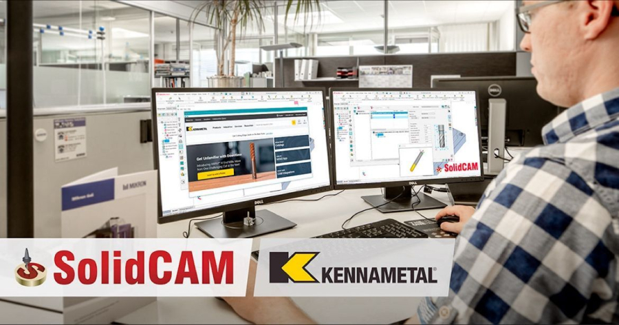 Disponible la integración de herramientas de corte de Kennametal en SolidCAM