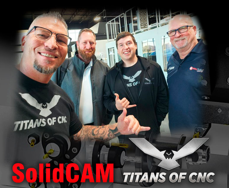 Acuerdo de patrocinio entre TITANS de CNC y SolidCAM