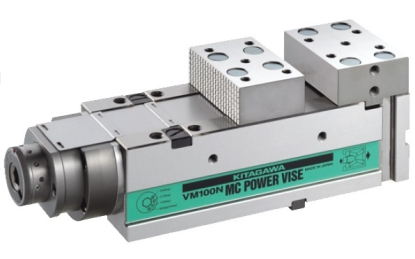 Mordaza que permite el montaje vertical y horizontal con un recorrido de la garra de 214 mm