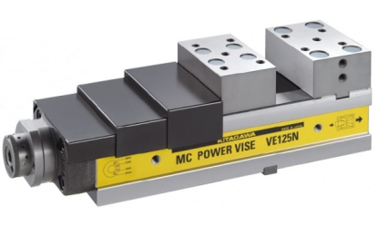 Mordaza de perfil bajo con fuerza de amarre ajustable con un recorrido de 274 mm