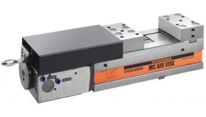 Mordaza neumática que reduce el tiempo de preparación, con un recorrido de garra de 195 mm