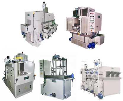 Túneles, cabinas, rotativas, cubas y tambores