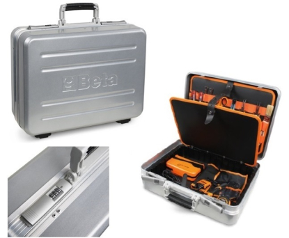 Maleta de herramientas en aluminio vacía