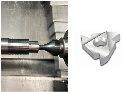 Vargus mejora significativamente la vida útil de la herramienta en el roscado de exteriores