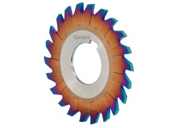 Fresa de disco de alto rendimiento de metal duro integral con dentado en cruz