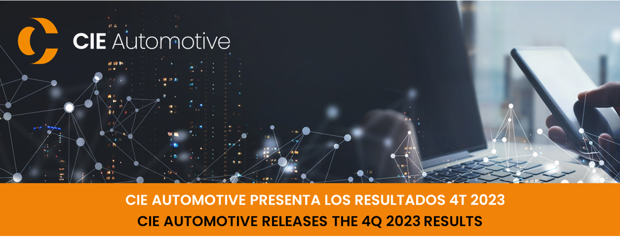 CIE Automotive obtiene en 2023 un beneficio neto histórico de 320 millones de euros, un 7% más