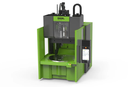 Máquina vertical de moldeo por inyección flexible para el sobremoldeo de insertos