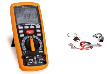 Multímetro/megóhmetro para pruebas de aislamiento de alta tensión