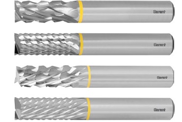 Gama de fresas de contorneado de metal duro integral