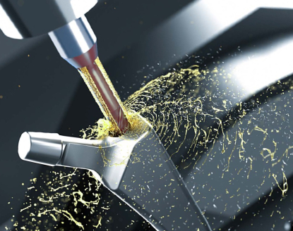 Fresa de inmersión para ranuras y cajeras en espacios mínimos