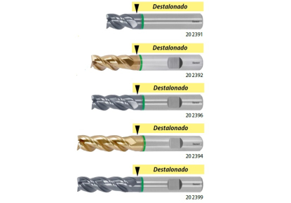 Fresas con mango cilíndrico de MDI para mecanizado multitarea
