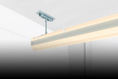 Fijación de grúas suspendidas a techo de hormigón armado