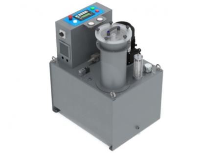 Unidad de alta presión con diseño compacto, filtro presurizado y bomba HP de SCS