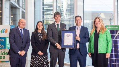 Aenor concede a Iberdrola el certificado de gestión ambiental para la producción de hidrógeno verde