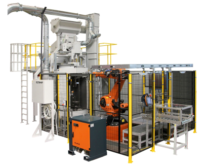 Granalladora de doble cámara, la opción para automatizar y digitalizar el proceso