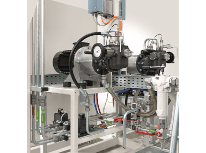 Bombas dosificadoras de pistones axiales para PUR