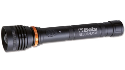 Linterna LED recargable de alta luminosidad en aluminio anodizado robusto