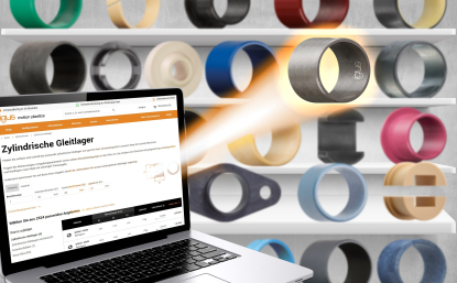 La nueva tienda “on-line” de iglidur de igus simplifica la compra de cojinetes de plástico