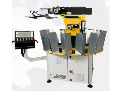 Almacén para la manipulación de piezas mediante portal MSR-15-M de TecnoMacchine