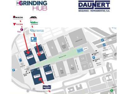 Empresas expertas en rectificado representadas por Daunert expondrán en GrindingHub