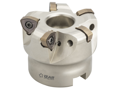 Plaquitas intercambiables y portaplaquitas de Izar para fresado de alto avance