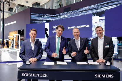 Schaeffler y Siemens impulsarán el uso de la IA en el sector industrial