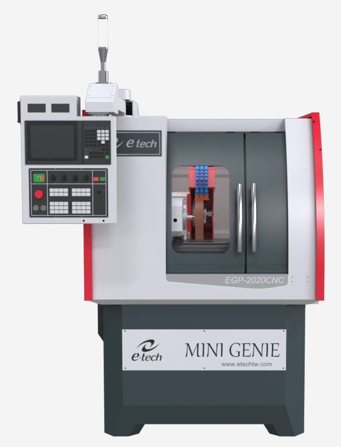 Las rectificadoras cilíndricas CNC Mini Genie de e-tech se presentan en GrindingHub