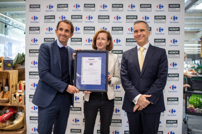 Carrefour obtiene la certificación Aenor por su gestión eficaz del desperdicio alimentario