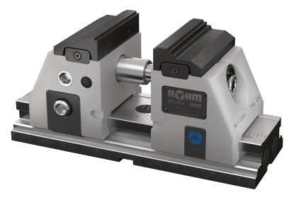 Mordaza de accionamiento manual RVM de Röhm, ideal para máquinas de 5 ejes