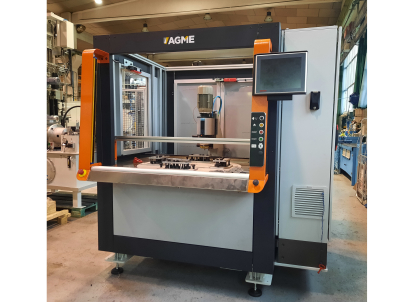 AGME desarrolla una máquina de remachado automático para ensamblaje de cerraduras