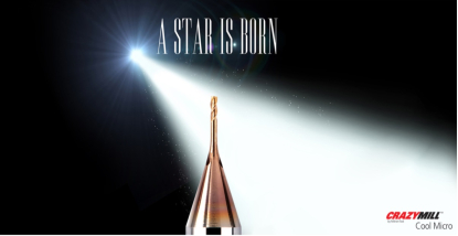 Microfresa de alto rendimiento CrazyMill Cool Micro Z3/Z4 de Mikron Tool