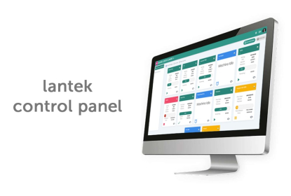 Control Panel de Lantek, que muestra la situación del taller en tiempo real