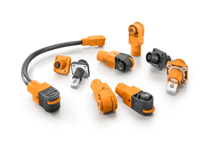 Conector de polo de batería en IP67 de Weidmüller: potentemente conectado y cargado con fiabilidad