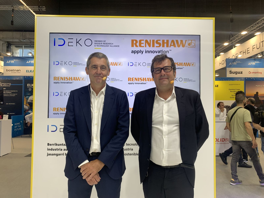 Renishaw y el centro tecnológico IDEKO firman un acuerdo de colaboración