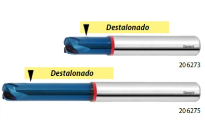 Fresas toroidales frontales