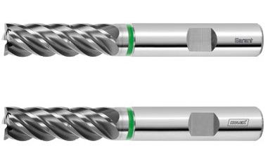 Fresas de mango de metal duro integral con divisores de viruta