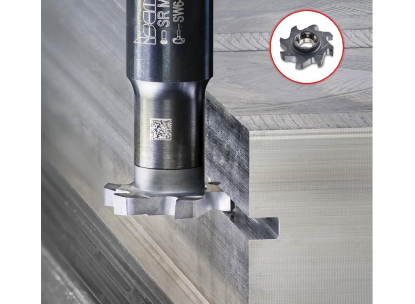 Cabezas intercambiables de metal duro integral para el fresado de ranuras